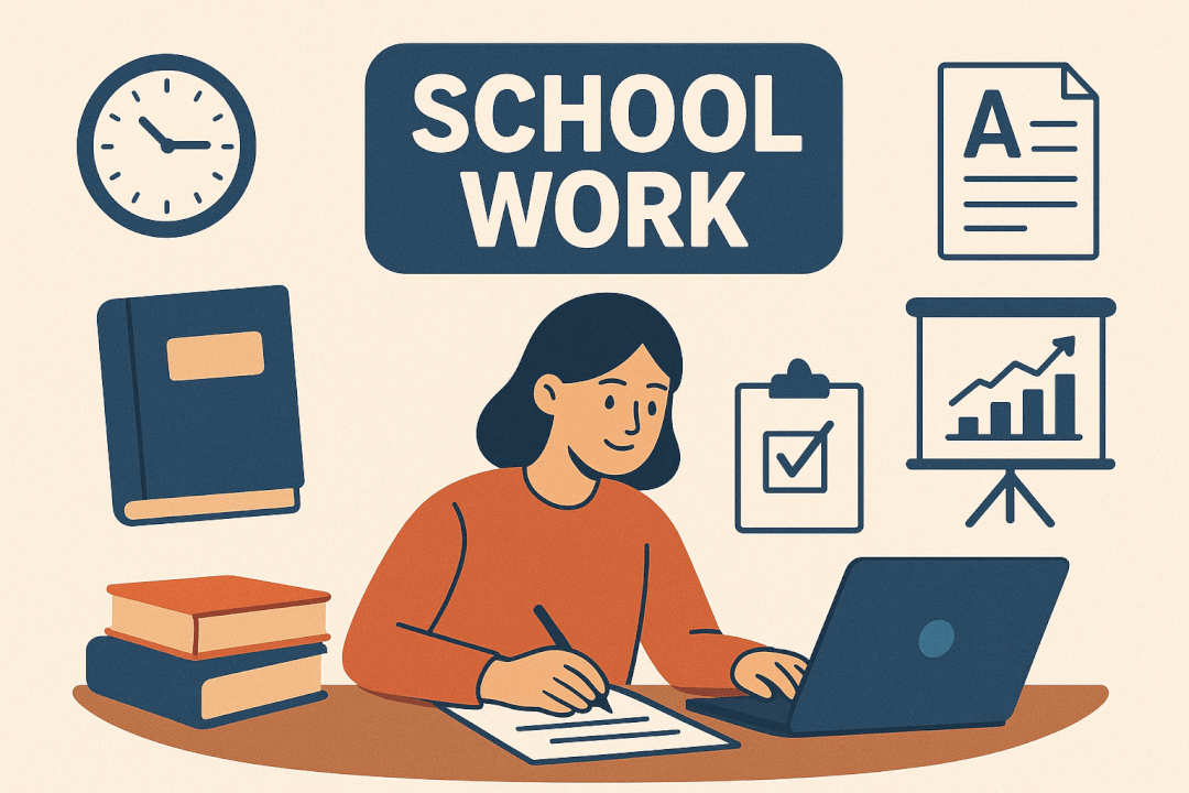 Školní práce podle potřeby ( DÚ, referáty atd.)