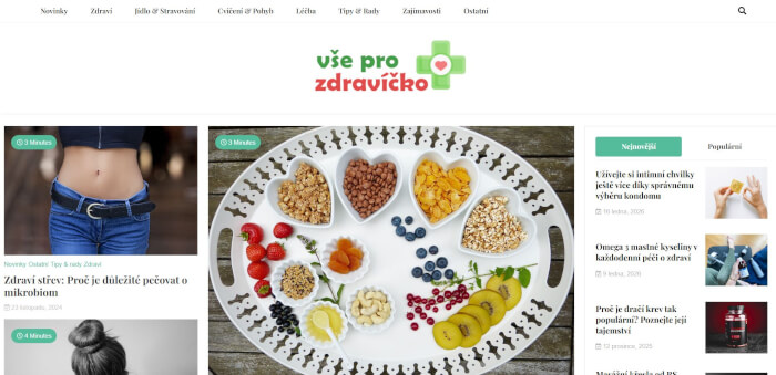 Publikace na Vseprozdravicko.cz