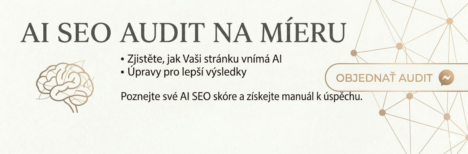 Zjistím, jestli vaši firmu doporučuje ChatGPT - AI audit na 