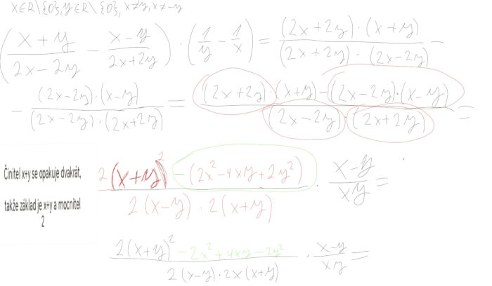 Příprava na přijímačky či maturitu z matematiky. 
