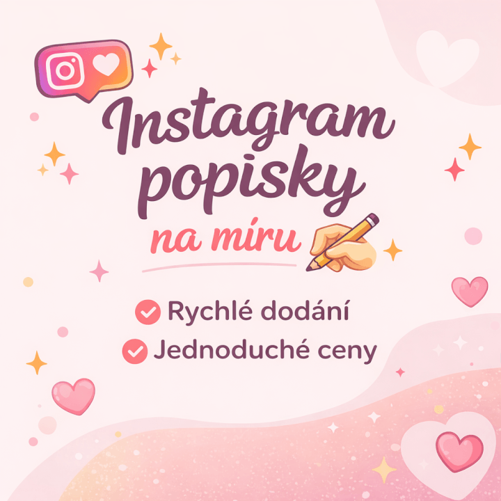 Napíšu originální popisky na Instagram rychle????