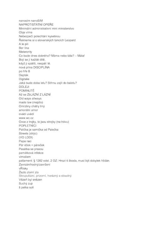 Napíšu básničku nebo přání na míru