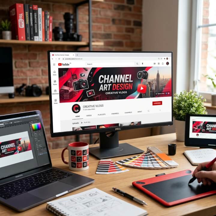 Profi YouTube Banner na míru: Zaujměte diváky a získejte více odběratelů