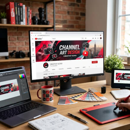 Profi YouTube Banner na míru: Zaujměte diváky a získejte více odběratelů