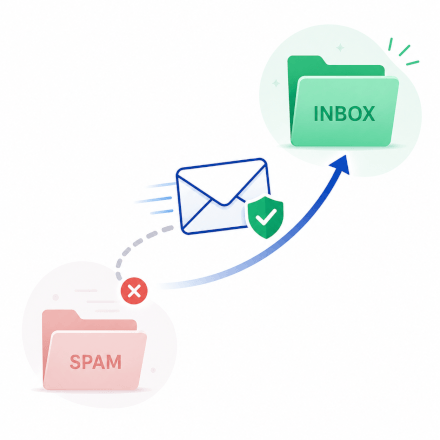 Opravím e-maily padající do spamu (Seznam, Gmail, Outlook) 