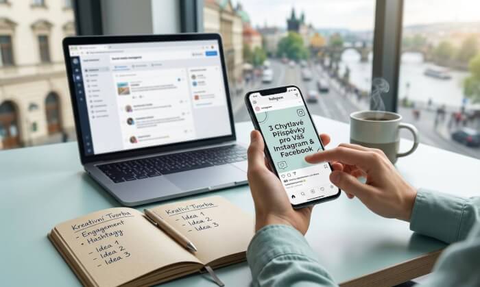 Napíšu 3 chytlavé příspěvky pro váš Instagram nebo Facebook