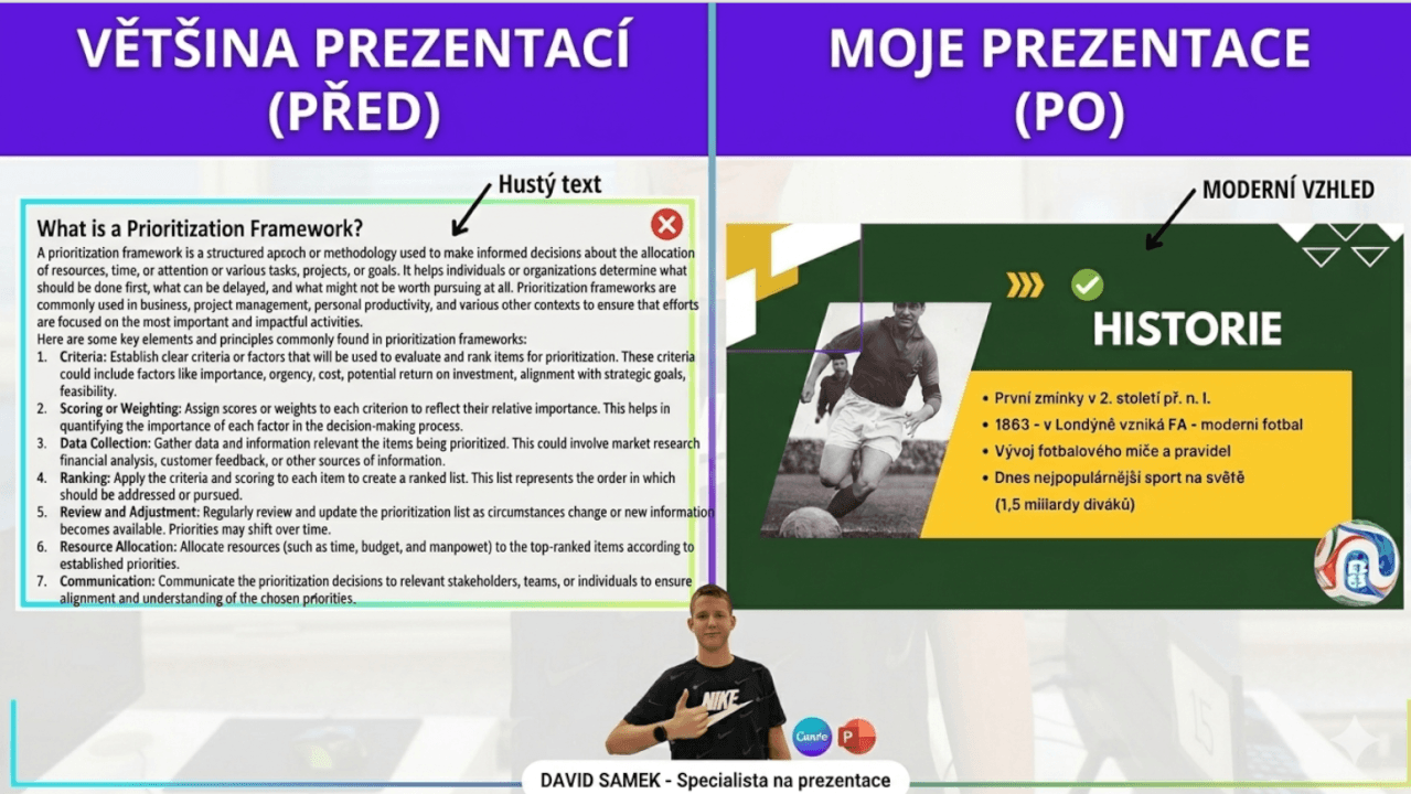 Vytvořím moderní a přehlednou prezentaci v Canvě do 24 hodin