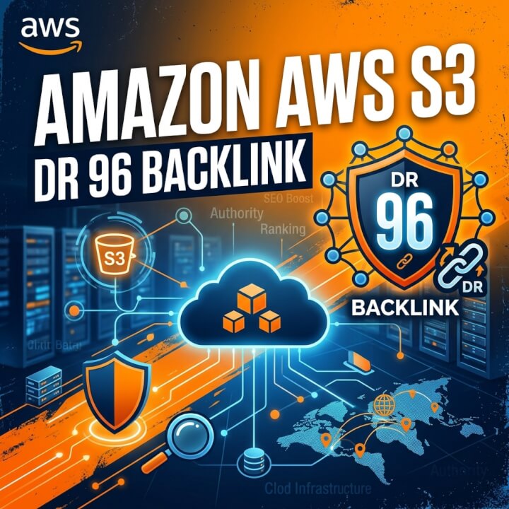Dofollow SEO Odkaz z Amazon AWS S3 (DR 96)