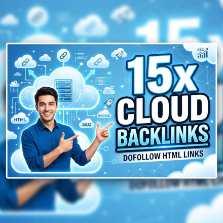 Až 15x Cloud Backlinks (Dofollow HTML Odkazy)