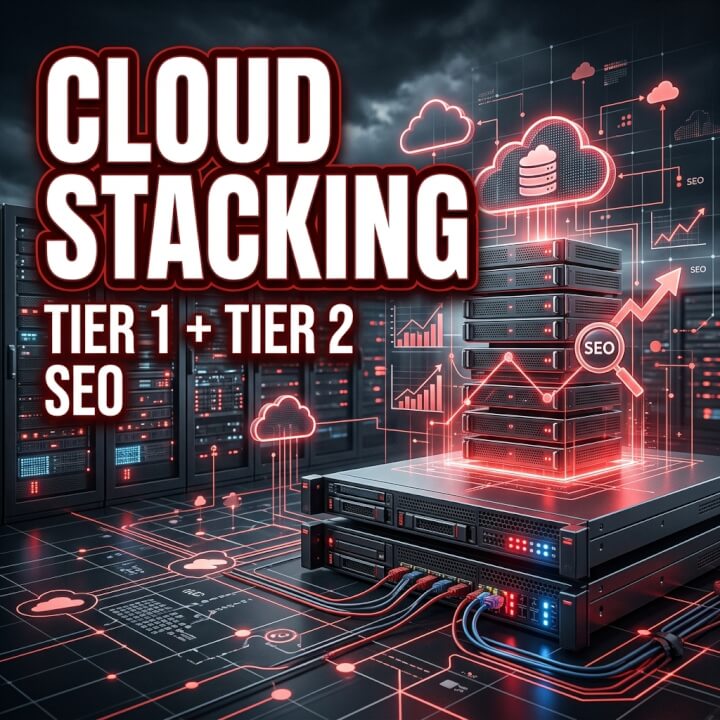 Pokročilý Cloud Stacking (Tier 1 + Tier 2 SEO)