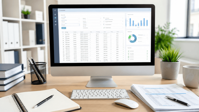 Pečlivě vložím data do systému, programu nebo tabulky