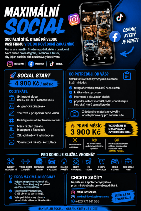 MAXIMÁLNÍ SOCIAL
