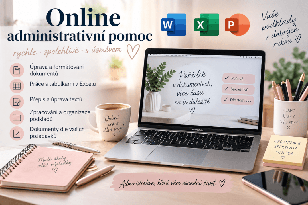 Online administrativní pomoc a zpracování podkladů