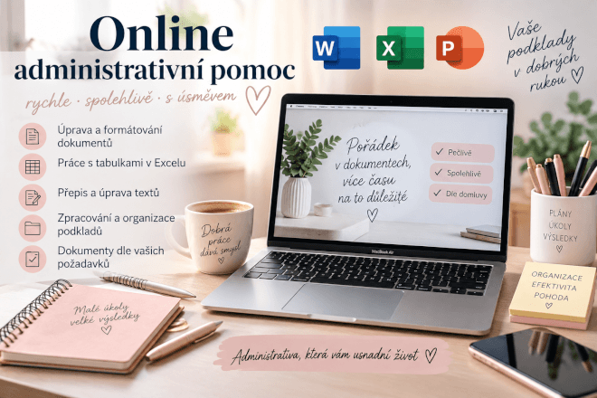 Online administrativní pomoc a zpracování podkladů