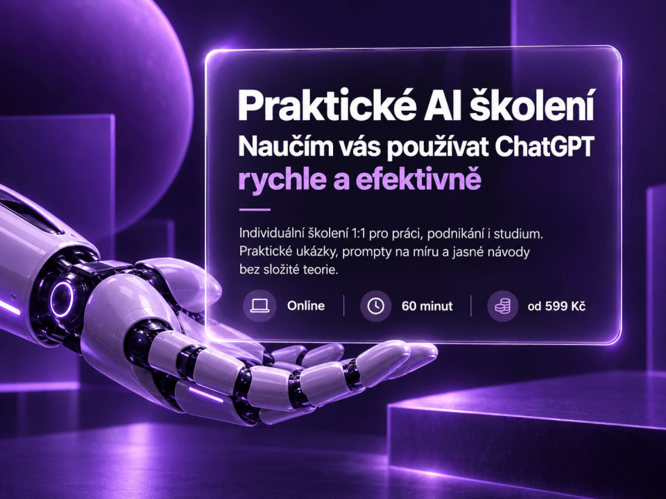 Naučím vás používat AI prakticky za 60 minut