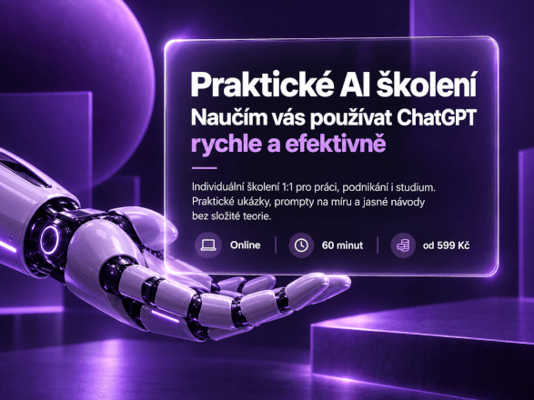 Naučím vás používat AI prakticky za 60 minut