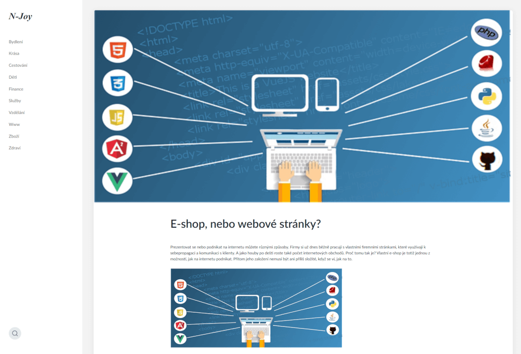 Napsání 20 originálních Pr článků a publikace do magazínů