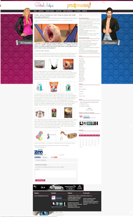 Napíši PR článek a zveřejním ho na svetemmody.cz