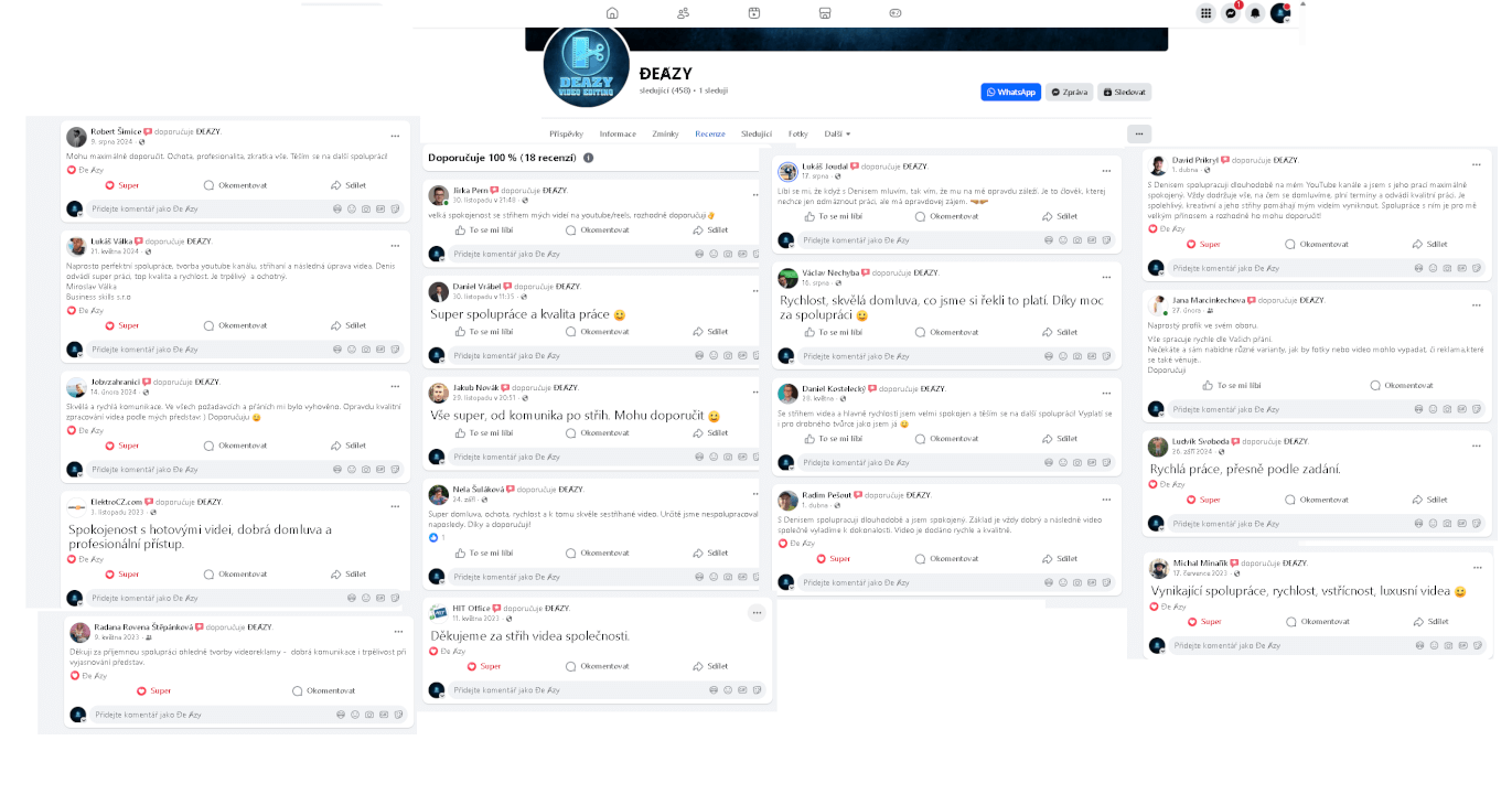 SLEVA 25% ~ Profesionální EDIT VIDEÍ  – 100 RECENZÍ CELKEM!