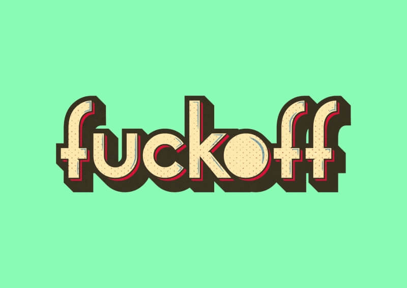 V krivkách upravené písmo