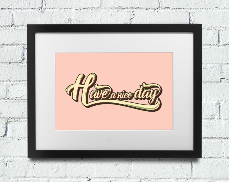 V krivkách upravené písmo