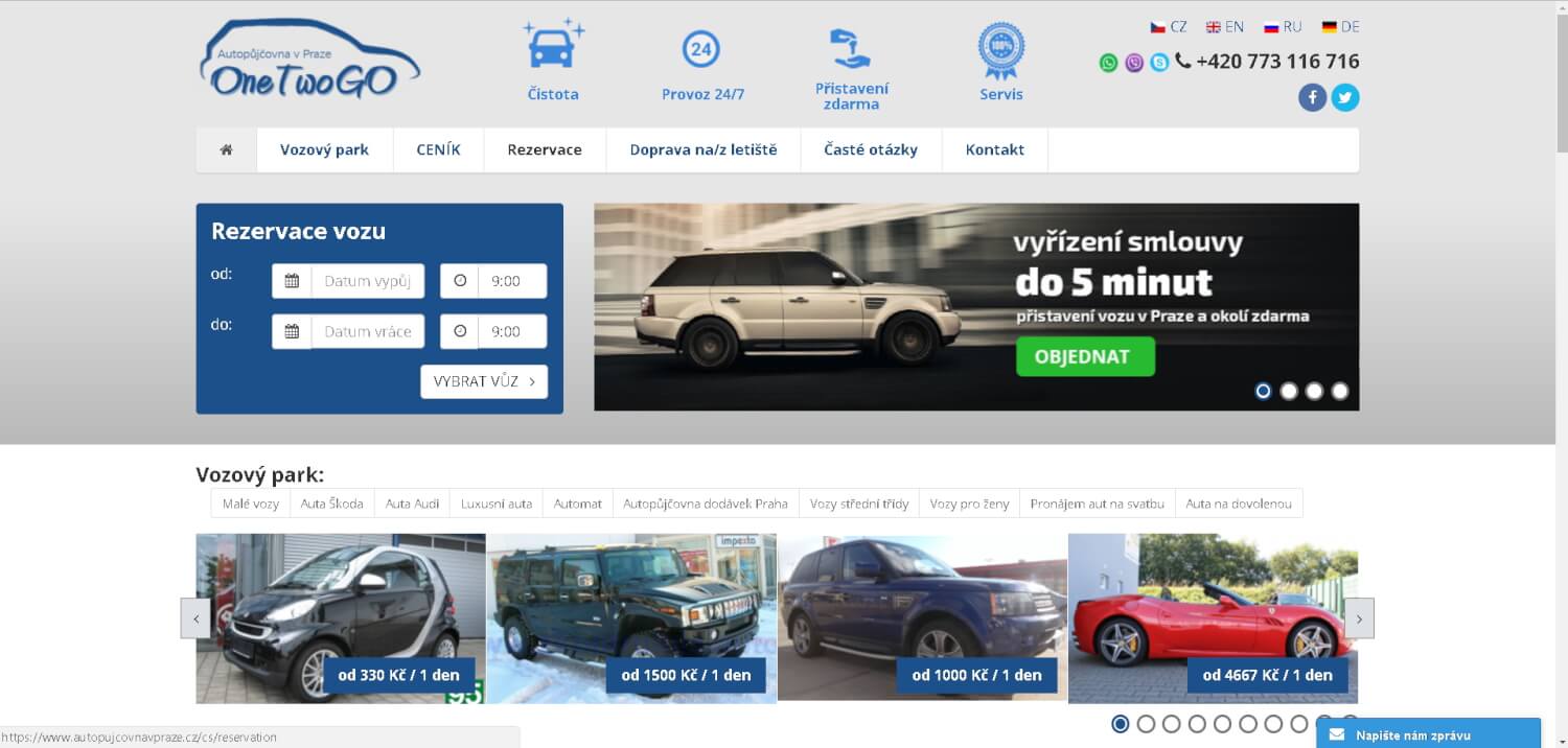 Webové prezentace pro živnostníky a firmy na míru