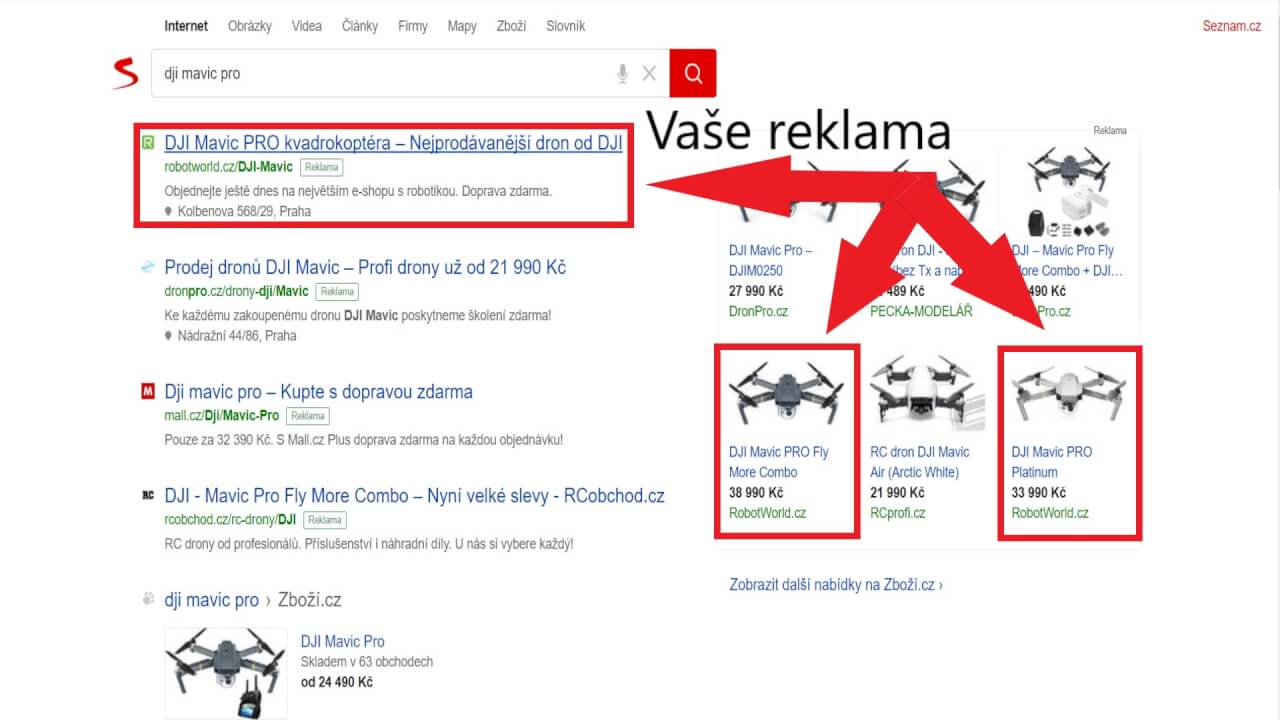 Reklamní kampaň na míru Google Ads / Sklik / FB