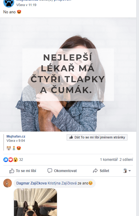 Váš inzerát na 1.místo - FB skupina pro pejskaře 
