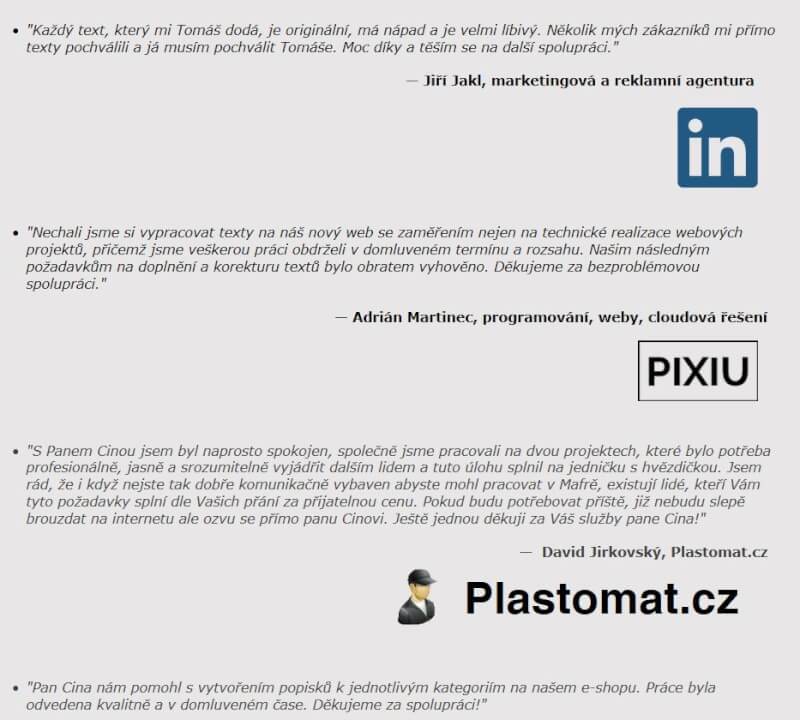 Copywriting & obsahový marketing