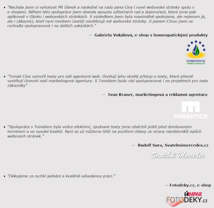 Copywriting & obsahový marketing