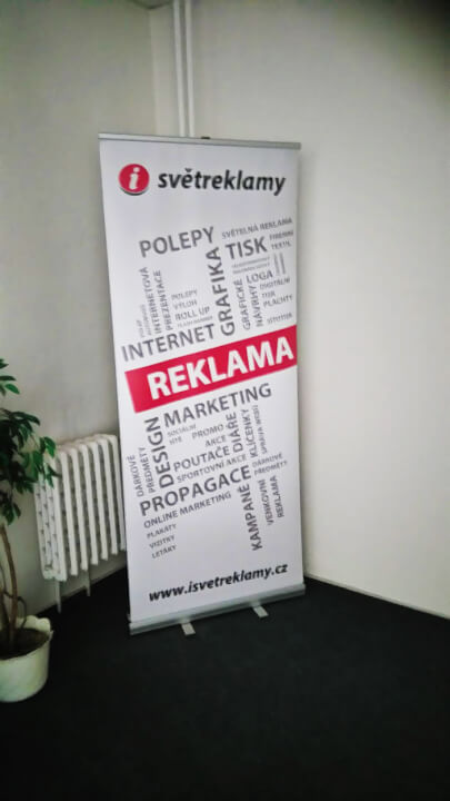Kvalitní reklamní bannery, rollupy, plachty a další