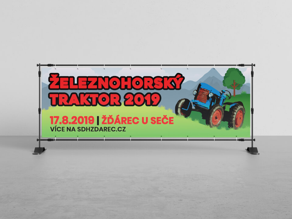 Kvalitní reklamní bannery, rollupy, plachty a další