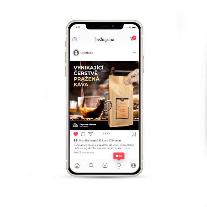 Banner na sociální sítě