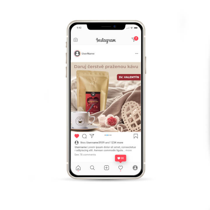 Banner na sociální sítě