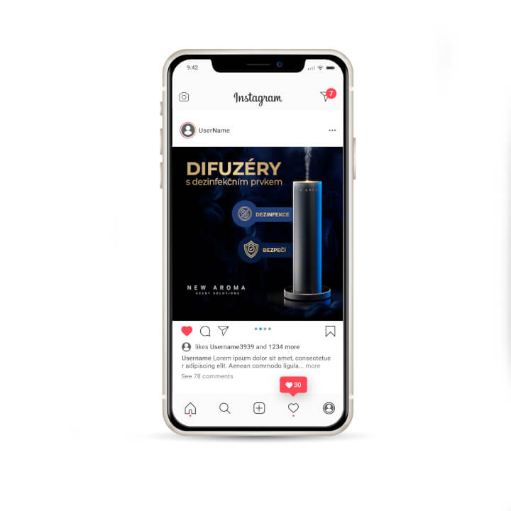 Banner na sociální sítě