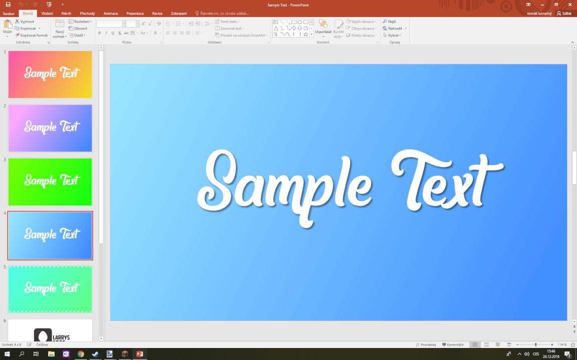 Libovolná PowerPoint prezentace