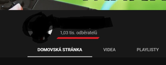 až 500 YouTube odběratelů (dle varianty jobu)