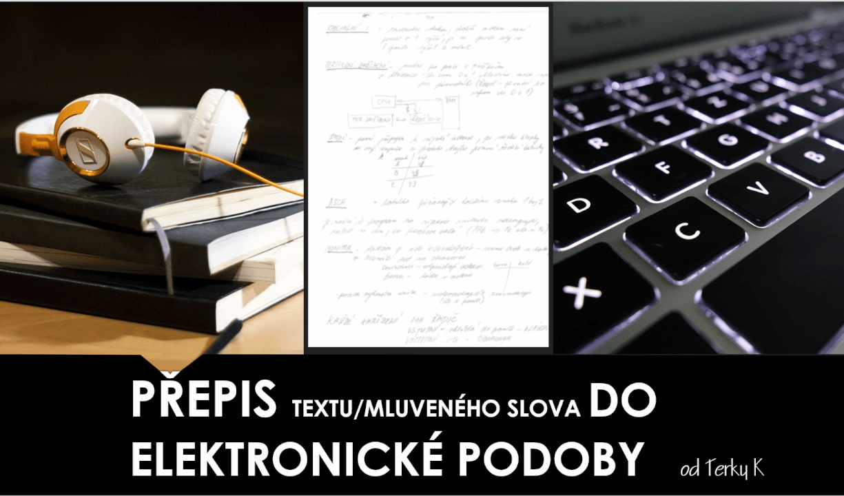 Přepis textu/mluveného slova