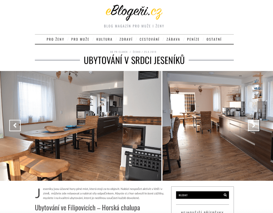PR článek trvale na eBlogeri.cz