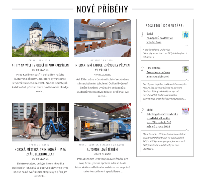 PR článek trvale na eBlogeri.cz