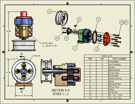 Inventor, AutoCad - Tvorba 3D modelů a kreslení výkresů