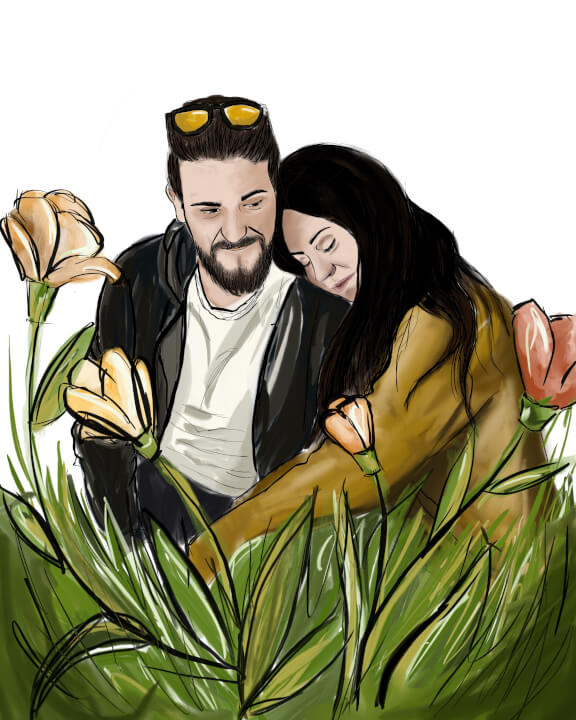 Digitální kresba (vhodné pro tisk na textil)