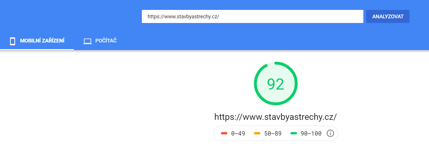 Publikace PR článku na webu stavbyastrechy.cz s vysokou DA
