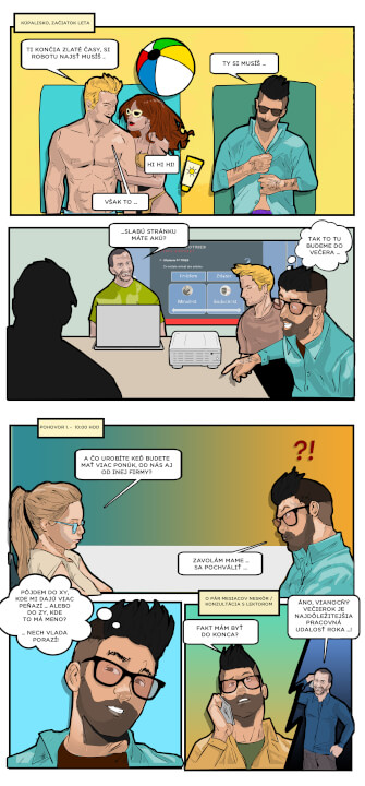 Realistický komiks - Premium