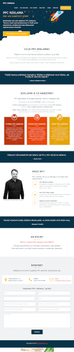 Tvorba landing page / one page (webu)