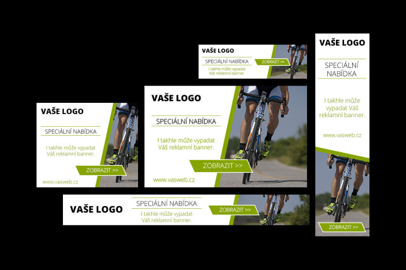 Poutavé bannery pro PPC reklamní kampaně