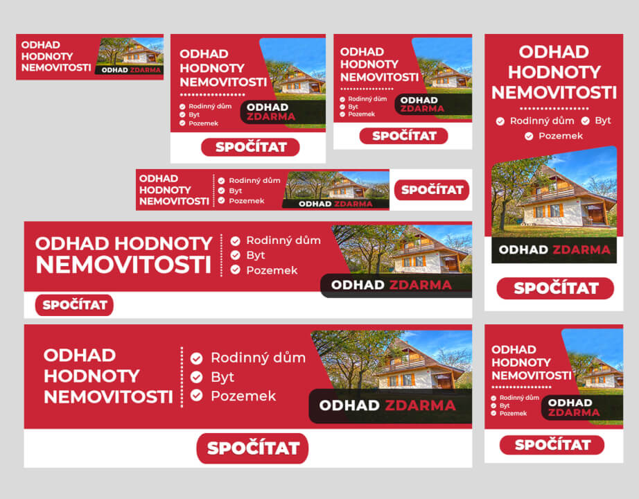 Poutavé bannery pro PPC reklamní kampaně