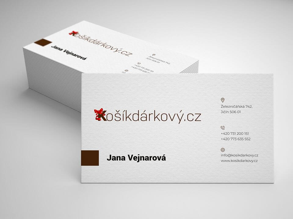 Vizitka na mírů s možností tisku (100 ks zdarma)