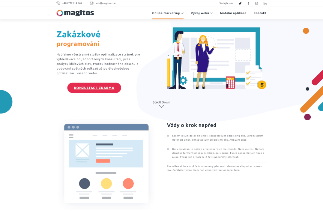 Profesionální kódování HTML/CSS šablon
