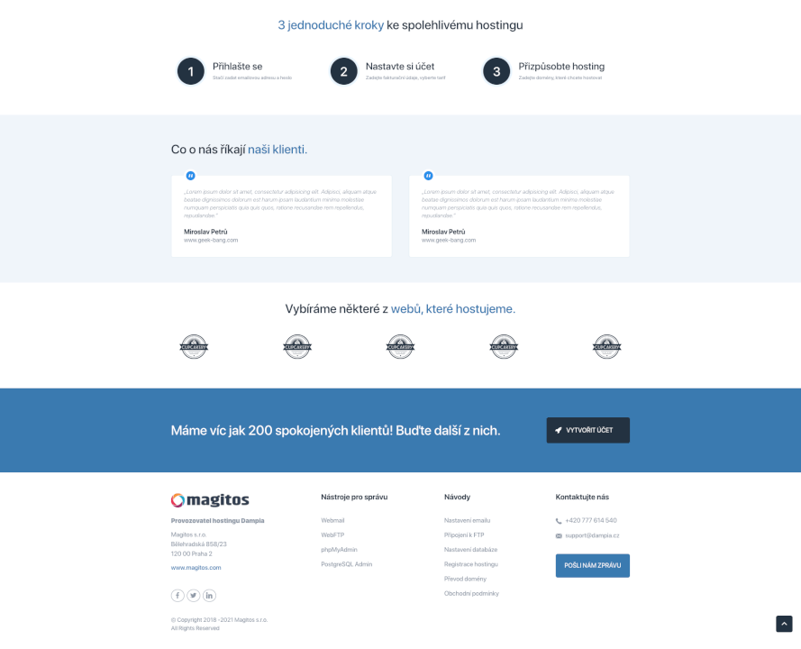 Profesionální kódování HTML/CSS šablon